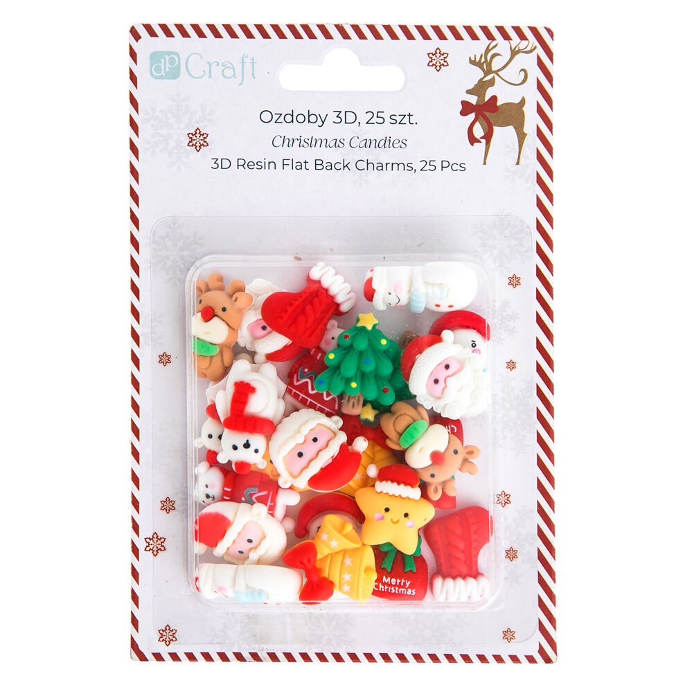 Ozdoby 3D Christmas Candy 10szt.