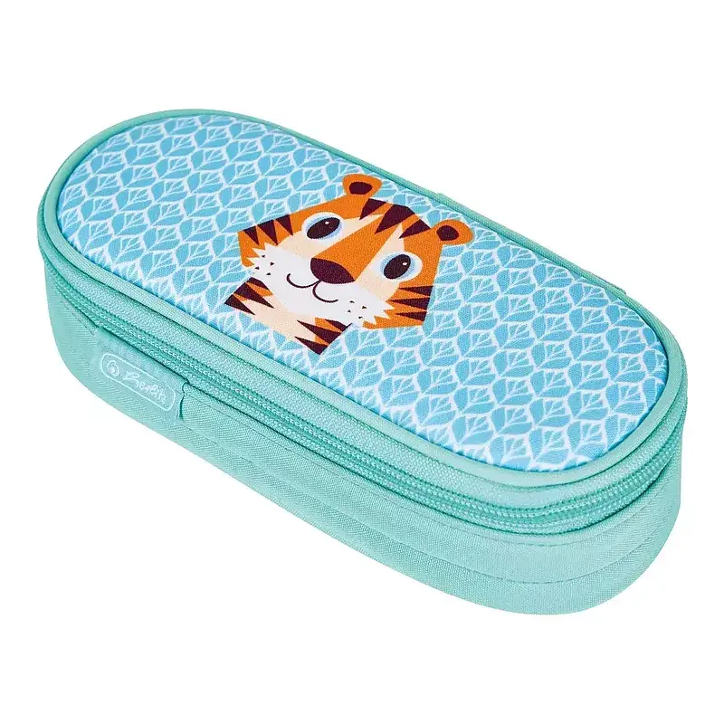 Piórnik owalny cute animals tiger