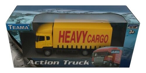 Teama ciężarówka Scania żółta 1:87