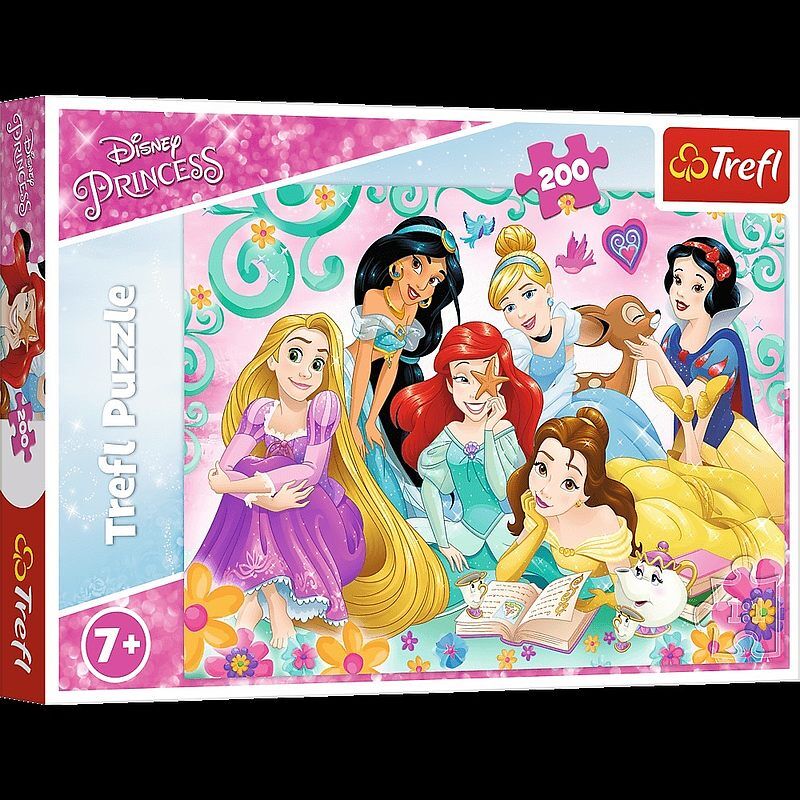 Puzzle 200 Radosny świat księżniczek Disney
