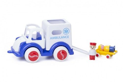 Furgonetka ambulans z figurkami