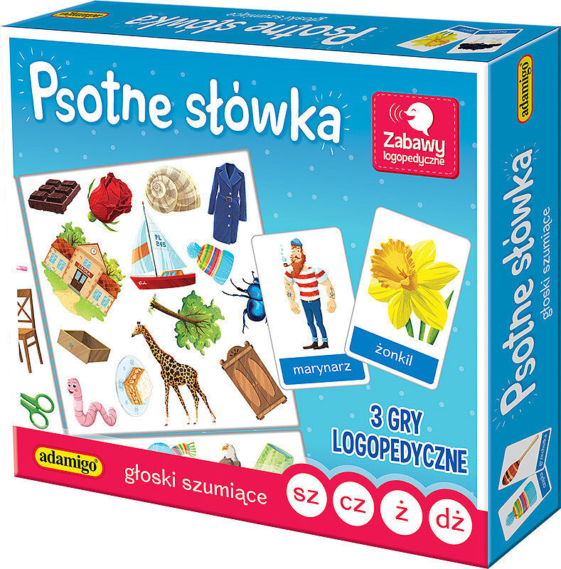 Psotne słówka głoski szumiące gra