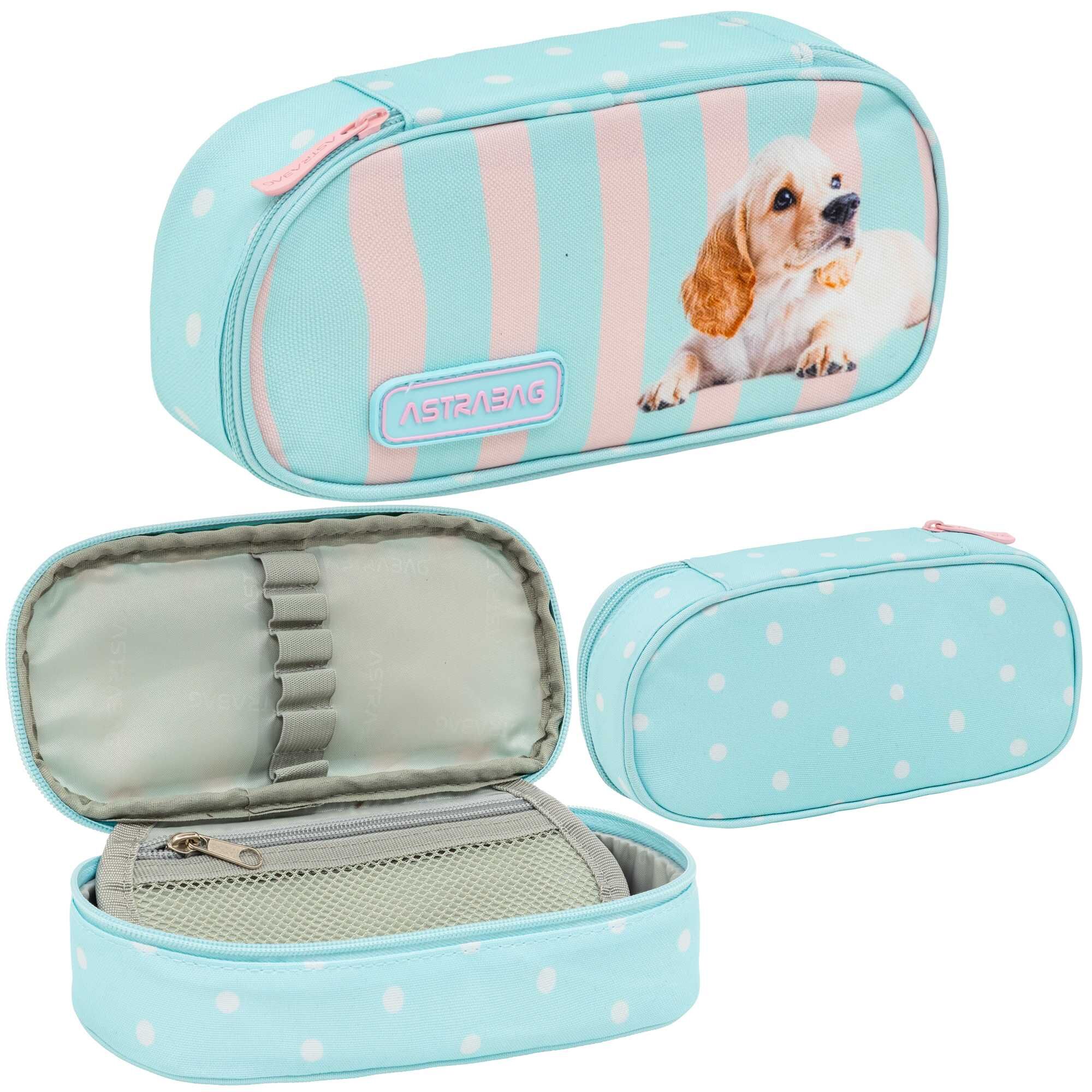 Piórnik owalny Astrabag Puppy line