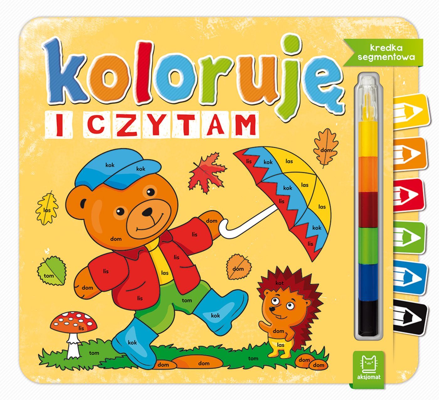 Koloruję i czytam. Kredka segmentowa