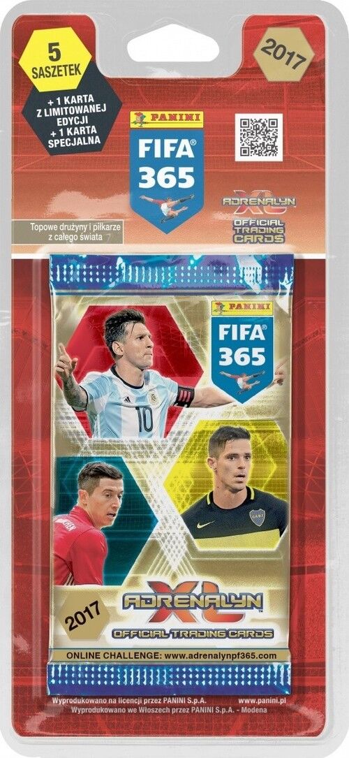Adrenalyn XL FIFA 365 5 szaszetek