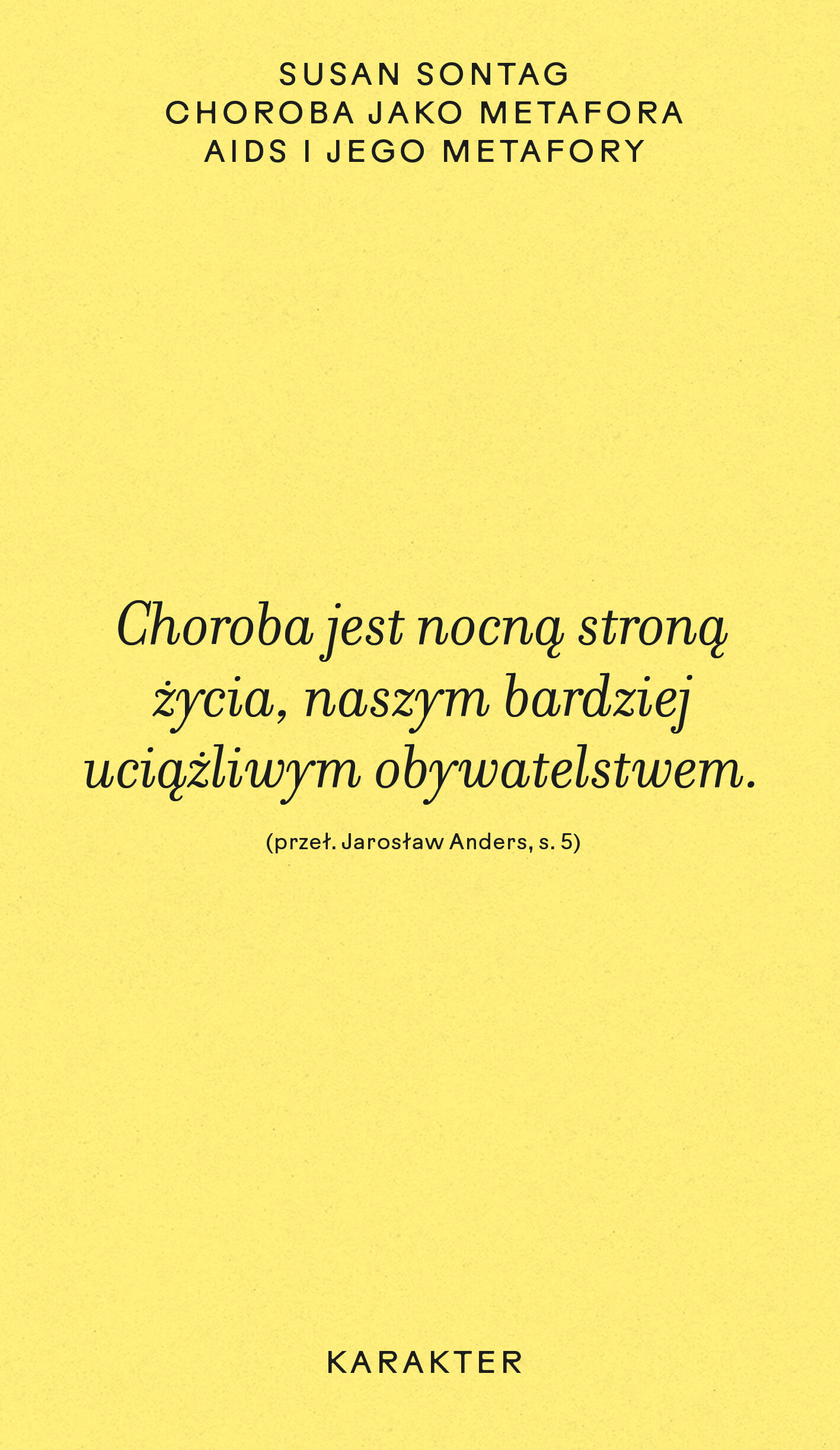 Choroba jako metafora. AIDS i jego metafory (e-book)