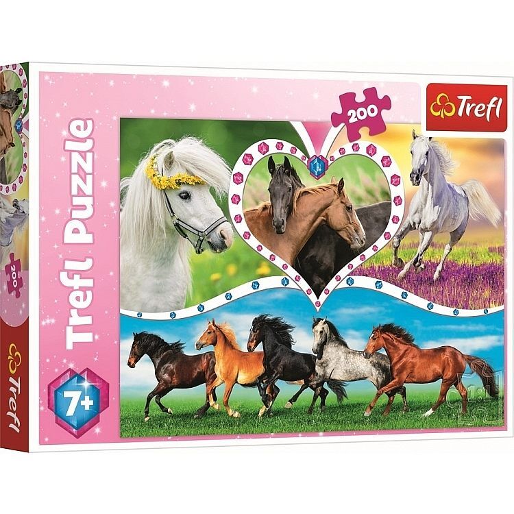 Puzzle 200 piękne konie 13248