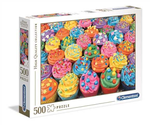 Puzzle 500 HQ kolorowe babeczki 35057