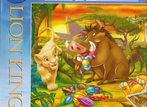 Puzzle dwustronne 60 Król Lew