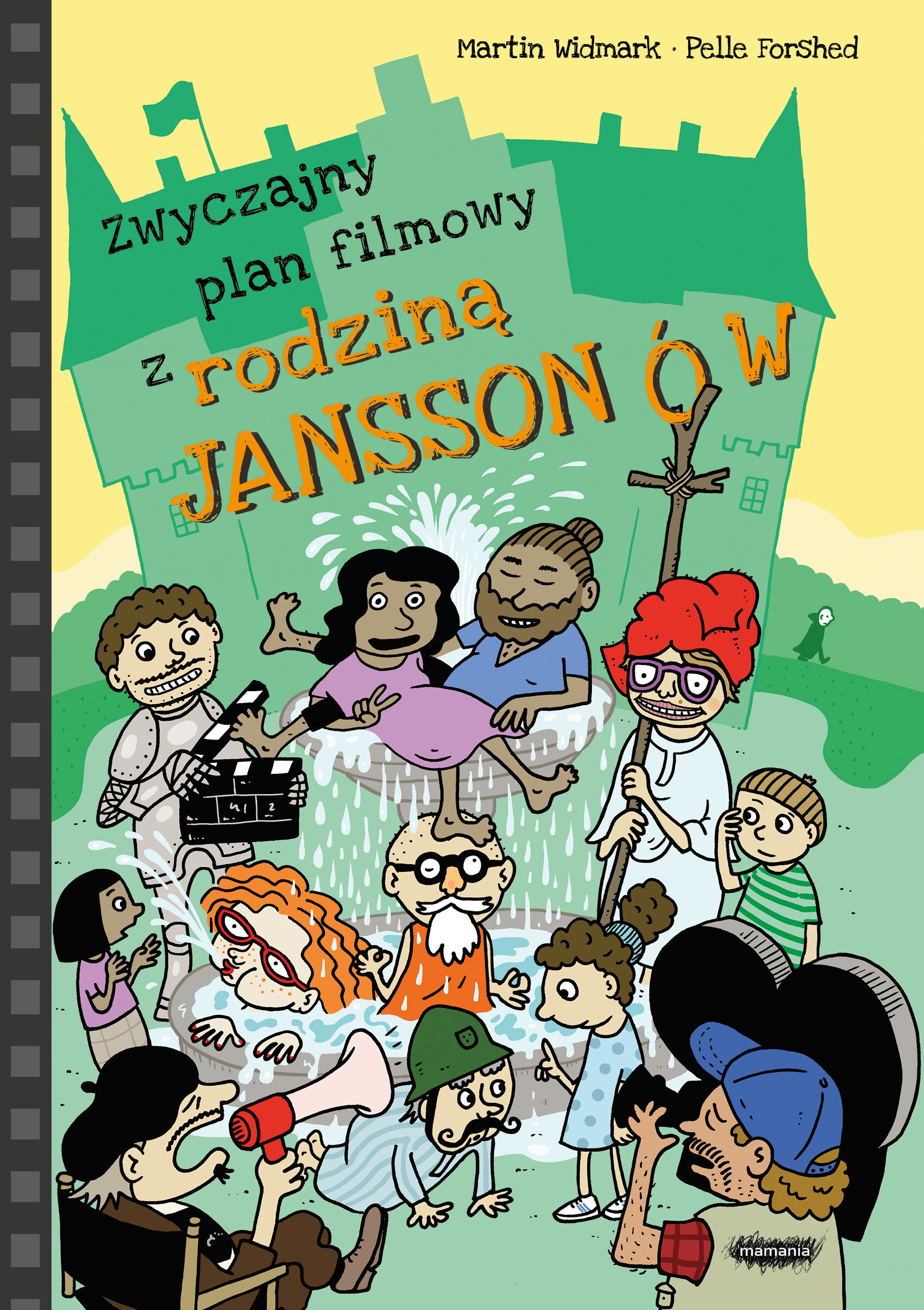 Zwyczajny plan filmowy z rodziną Janssonów