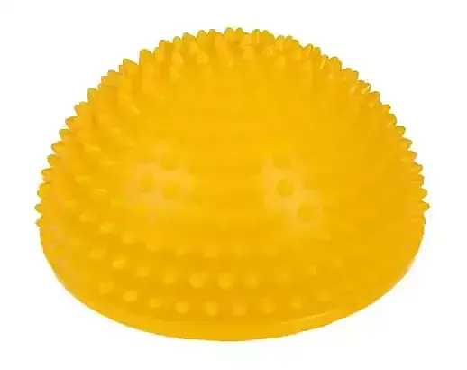 Półkula sensoryczna do masażu 16 cm żółta