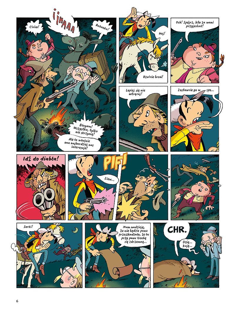 Lucky Luke - Lucky Luke na siodełku