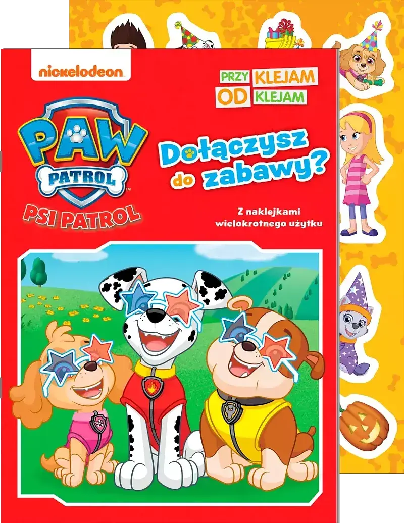 Psi Patrol. Przyklejam Odklejam cz. 5 Dołączysz do zabawy?