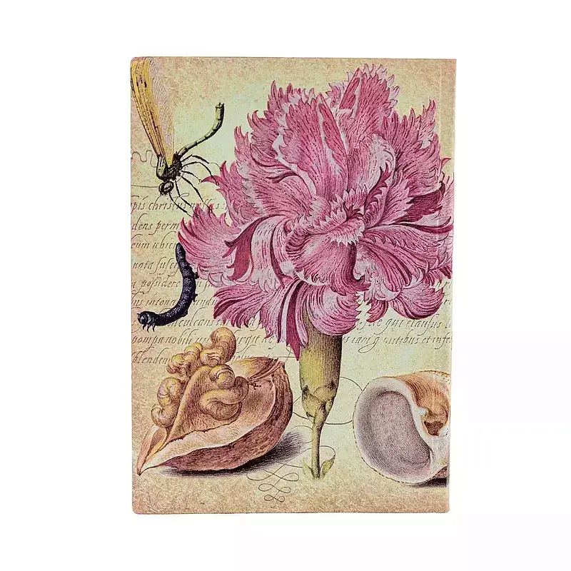 Notatnik w linie Paperblanks Pink Carnation Midi Flexi