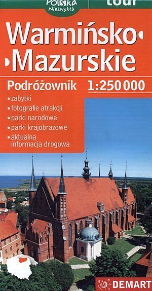 Warmińsko-Mazurskie. Podróżownik w skali 1:250 000