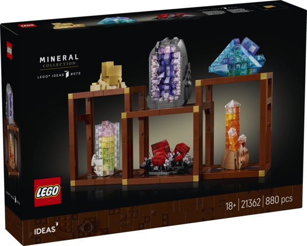 LEGO Ideas Kolekcja minerałów 21362