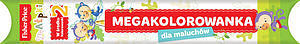 Megakolorowanka dla maluchów Fisher Price - Małpki