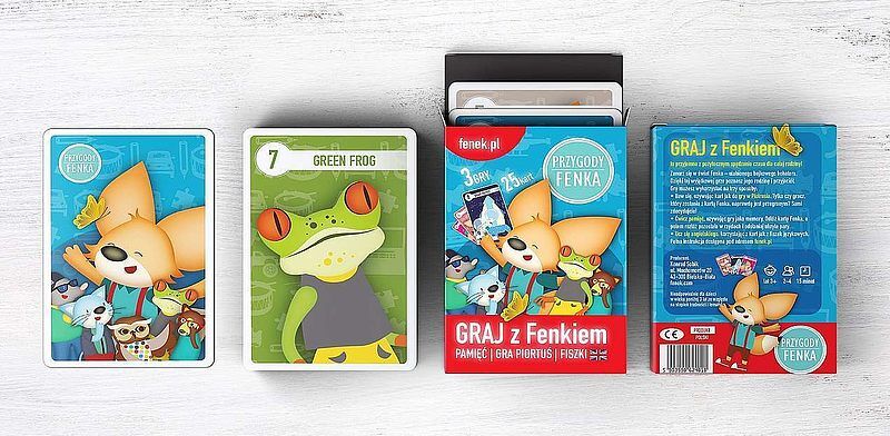 Gra graj z fenkiem. Memo / gra piotruś / fiszki angielskie