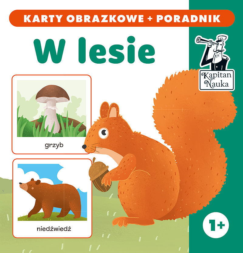 W lesie. Karty obrazkowe + poradnik. Kapitan Nauka