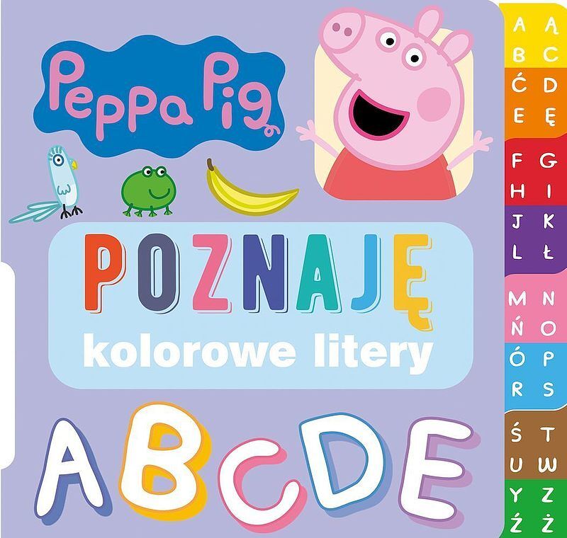 Peppa Pig. Poznaję... Kolorowe litery