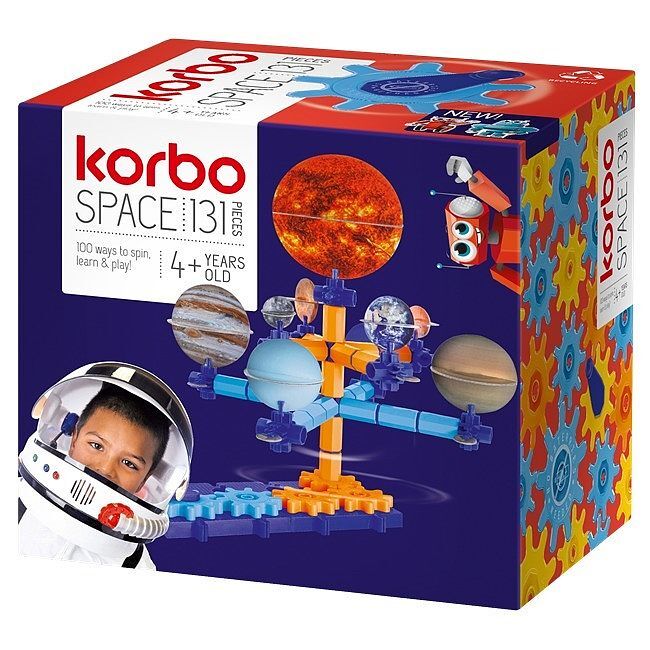 Klocki korbo space 131 elementów