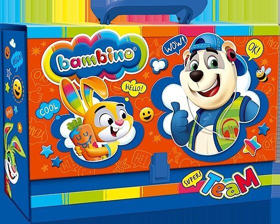 Teczka z rączką xl bambino 1 szt. Mix