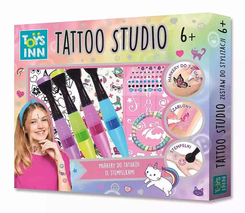 Tattoo Studio Markery do tatuażu ze stempelkami