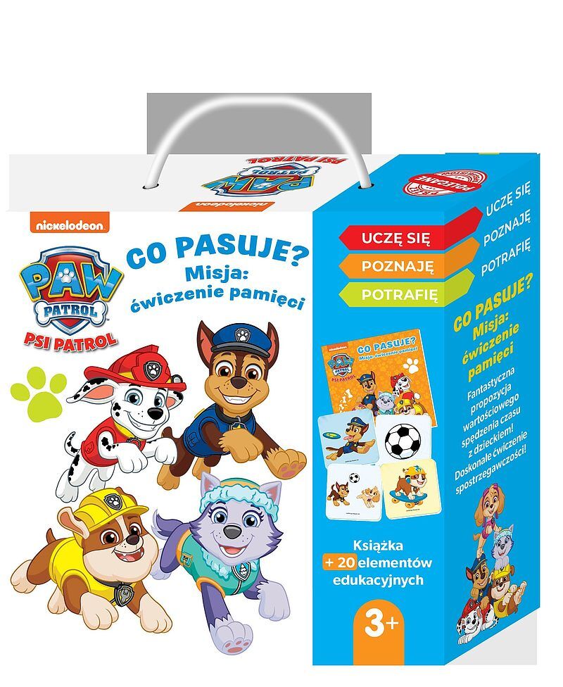 Psi Patrol. Co pasuje? Misja: ćwiczenie pamięci