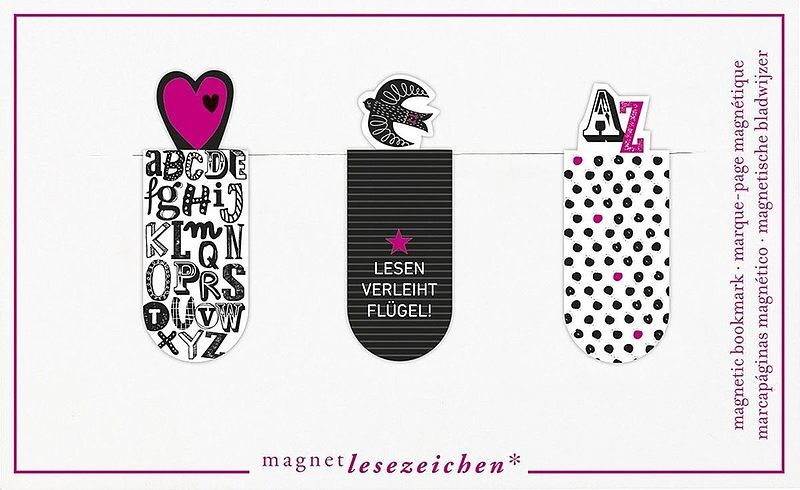Zakładki magnetyczne literki