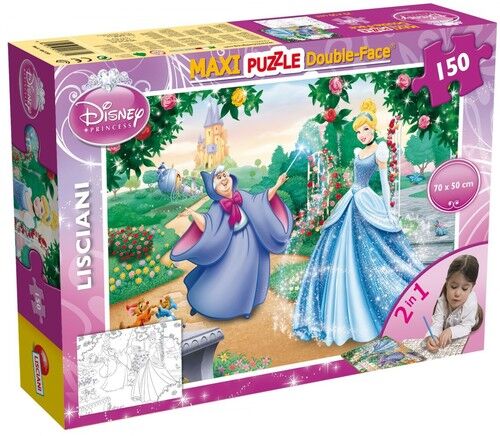Puzzle dwustronne Maxi 150 Kopciuszek
