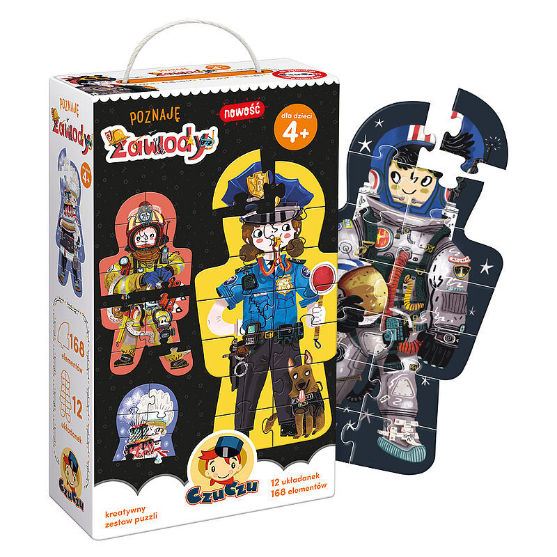 Puzzle poznaję zawody 4+ czuczu