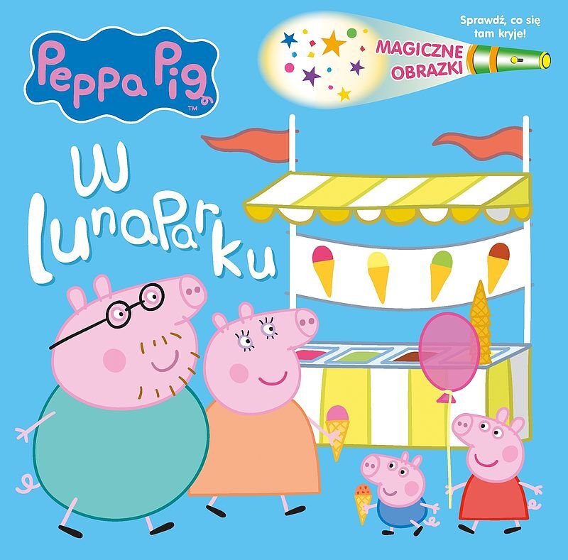 Peppa Pig. Magiczne obrazki. W lunaparku.