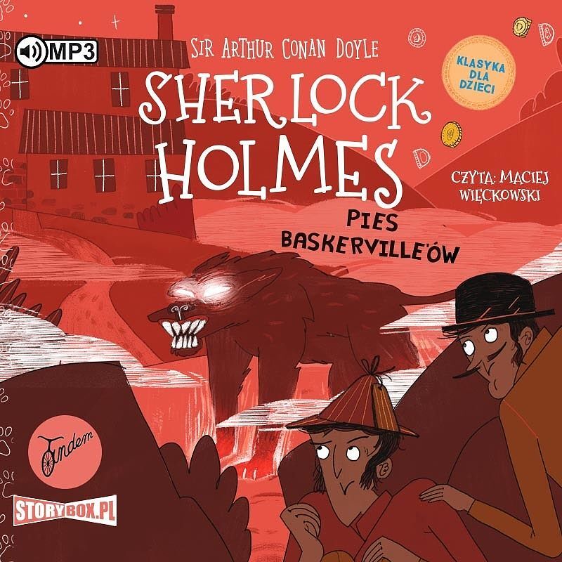 Cd mp3  pies baskerville'ów. Klasyka dla dzieci. Sherlock holmes