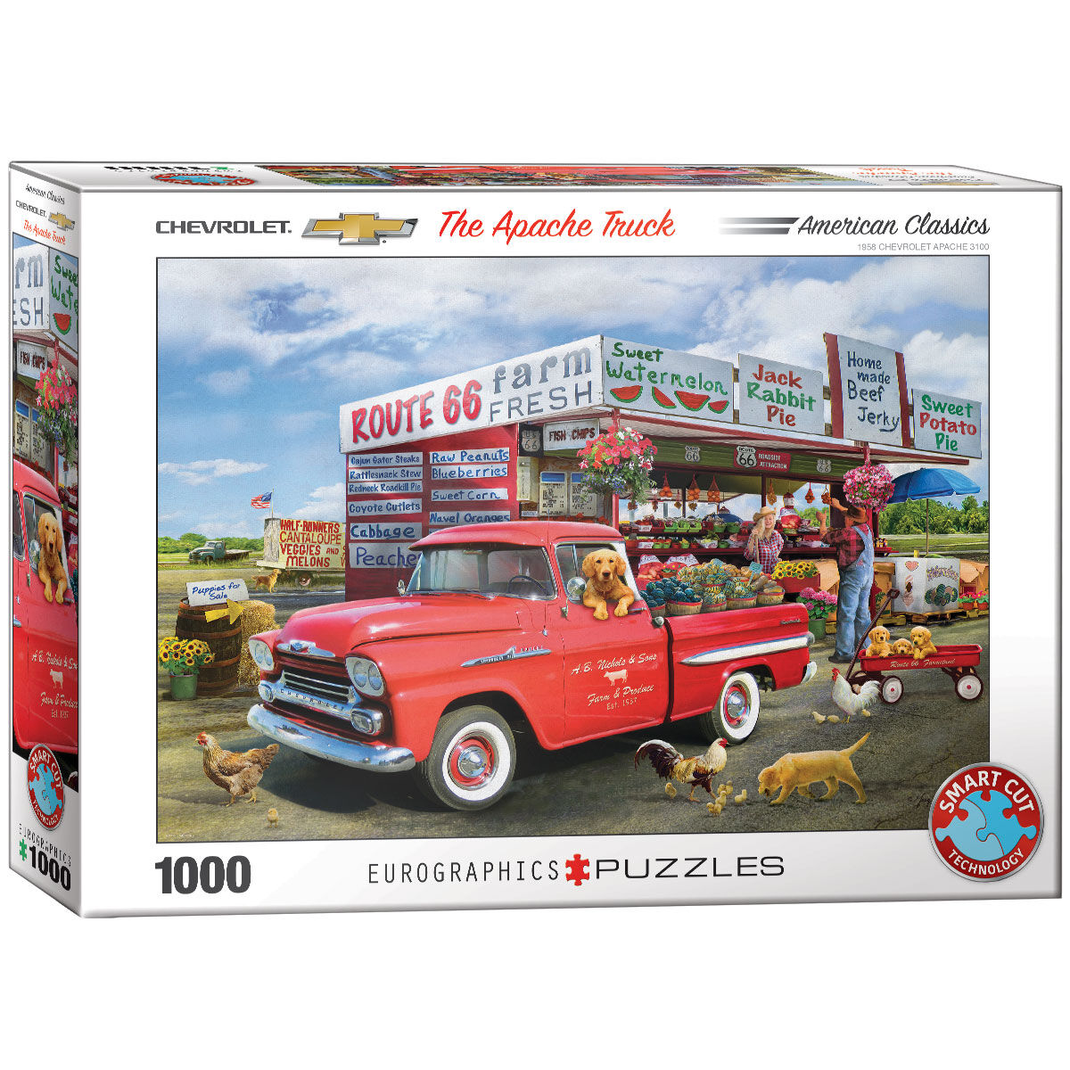 Puzzle 1000 1959 Chevrolet Apache-Giordano 6000-5337