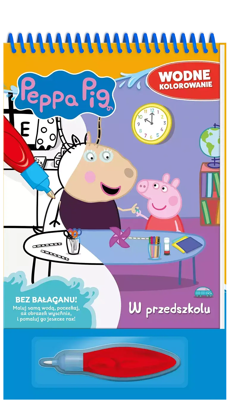 Peppa Pig. Wodne kolorowanie cz. 12 W przedszkolu