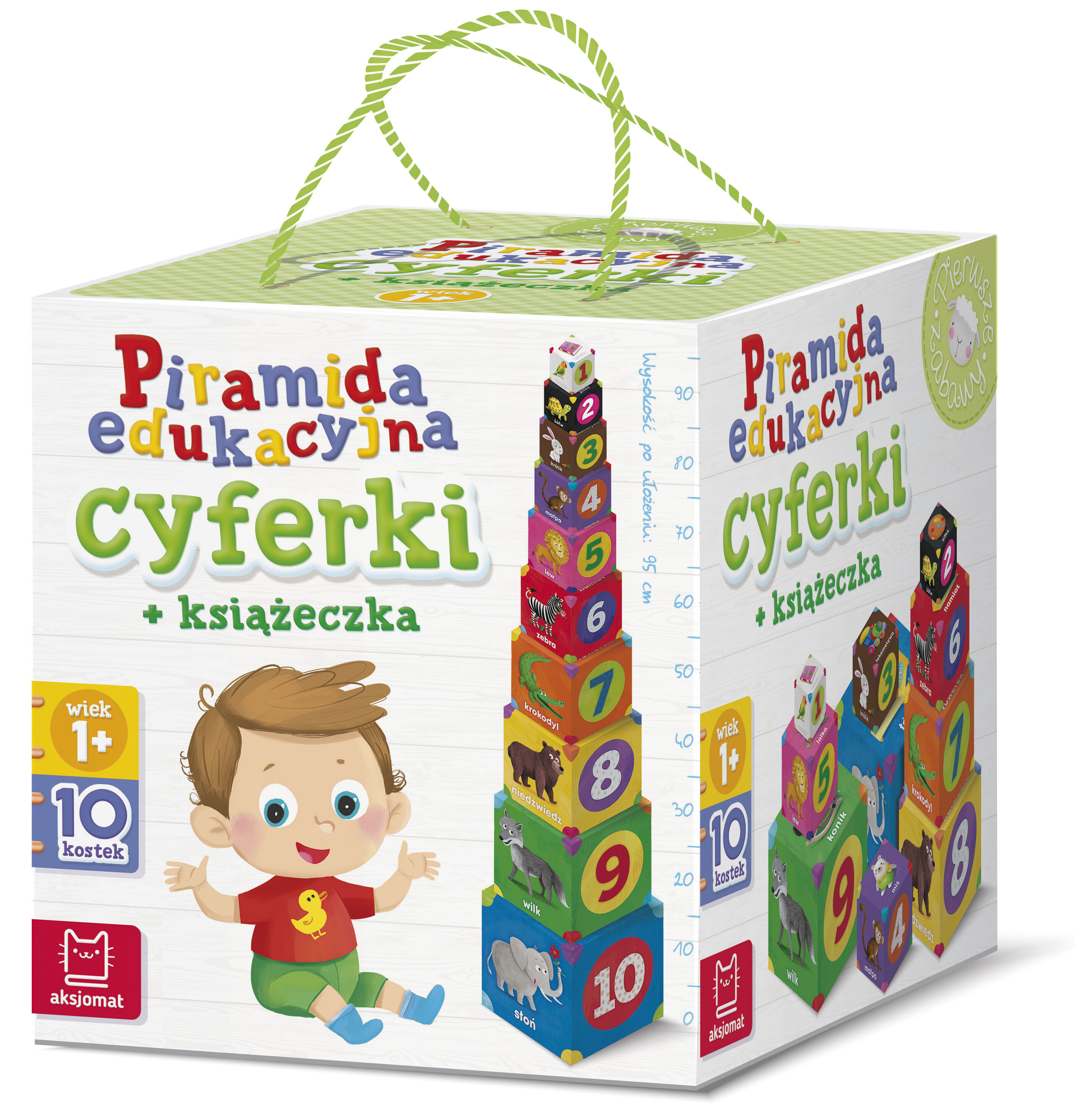 Piramida edukacyjna. Cyferki + książeczka