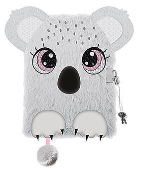 Pamiętnik z kłódką 3d włochacz a5 96k koala