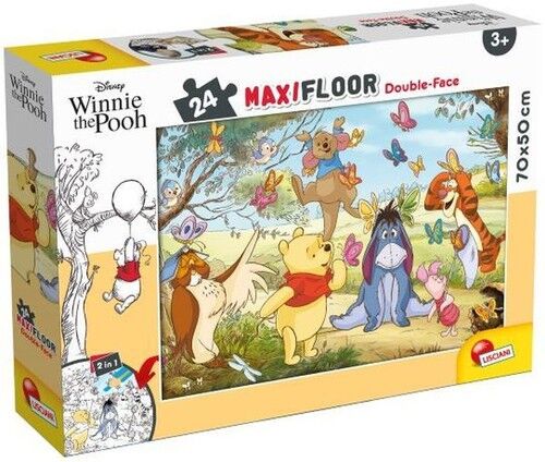 Puzzle Maxi 24 podłogowe Kubuś Puchatek i Przyjaciele