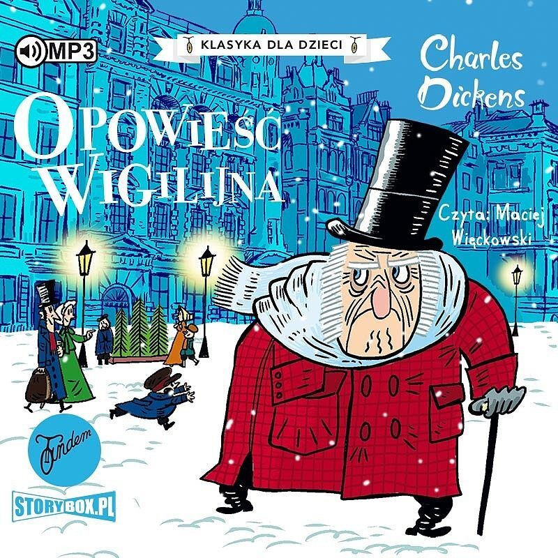 Cd mp3 opowieść wigilijna. Klasyka dla dzieci. Charles dickens