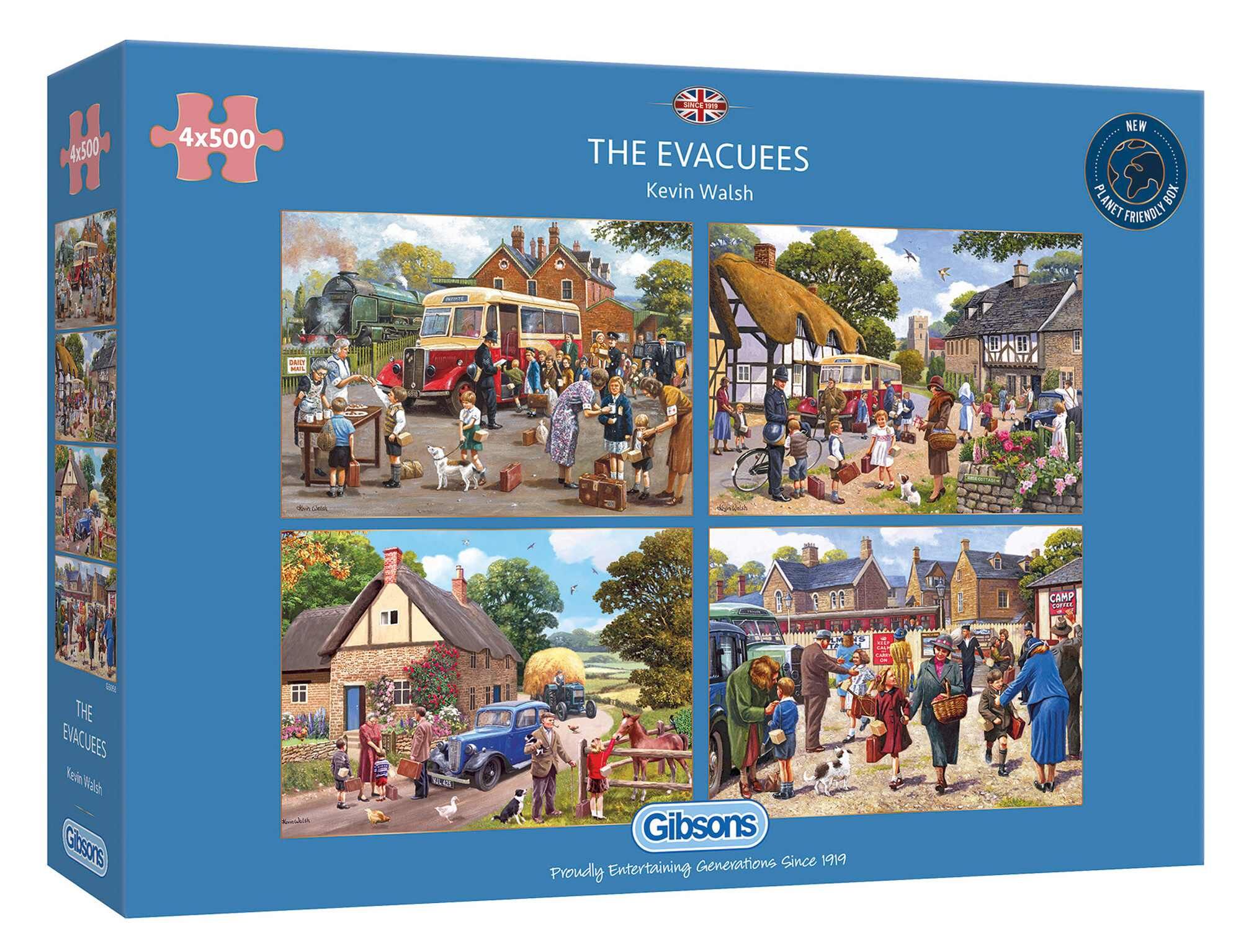 Puzzle 4x500 Ewakuacja i szczęśliwy powrót 110259