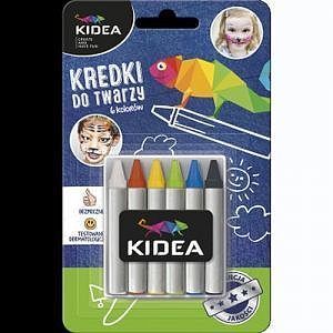 Kredki do twarzy 6 kolorów x 2,5 g kidea
