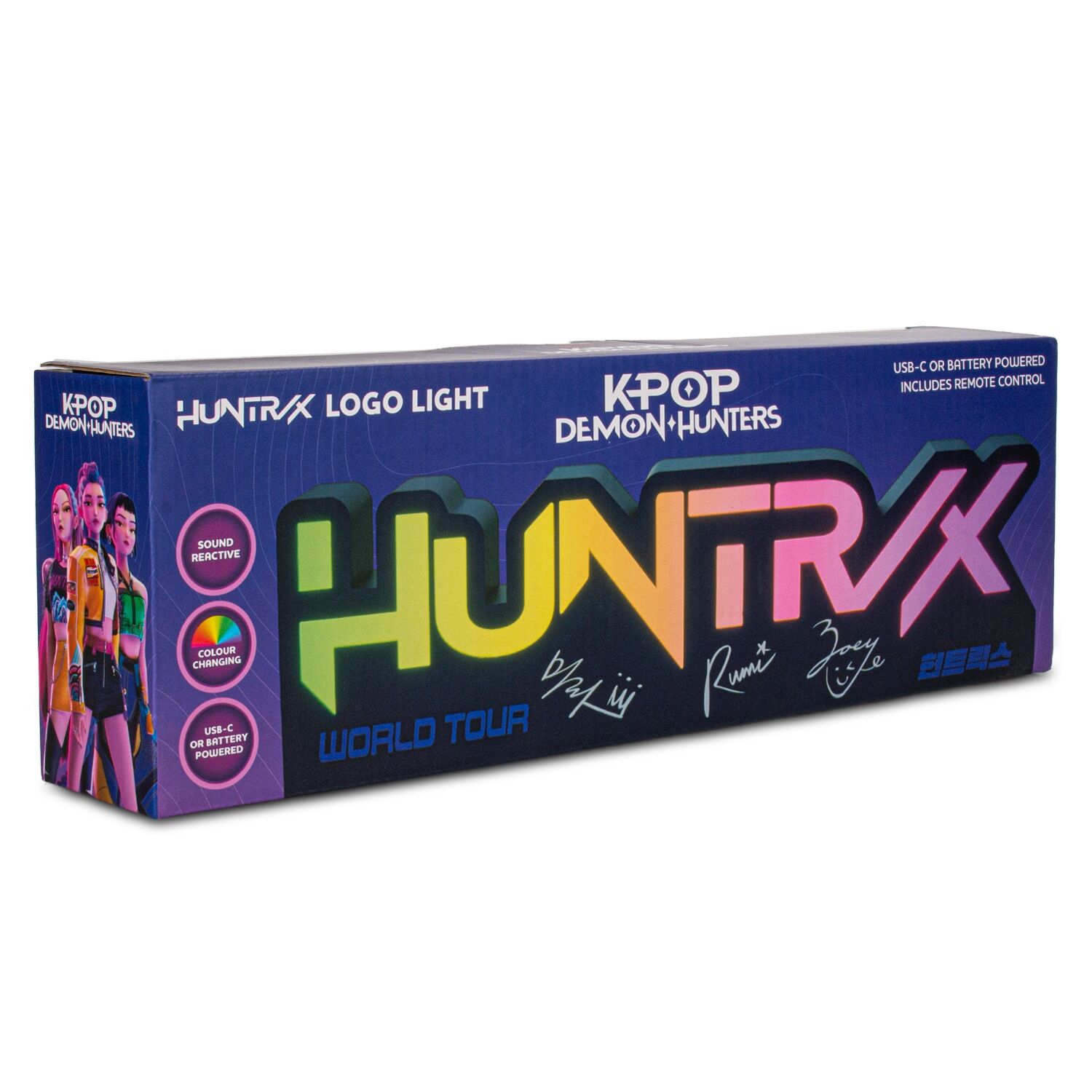 Lampka Multikolor K-POP Demon Hunters z logo Huntrix KD722205
