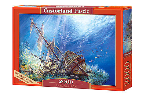Puzzle 2000 zatopiony galeon c-200252-2