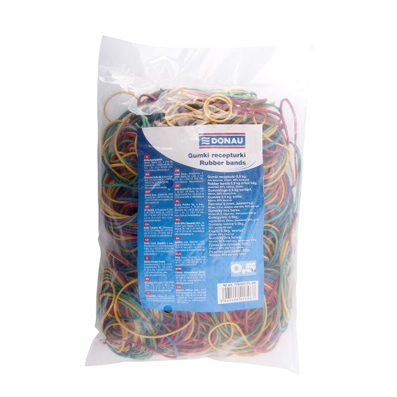 Gumki recepturki Donau 500g mix kolorów