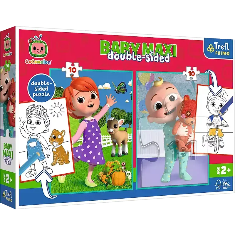 Puzzle 2x10 baby maxi cocomelon przyjaciele 43008