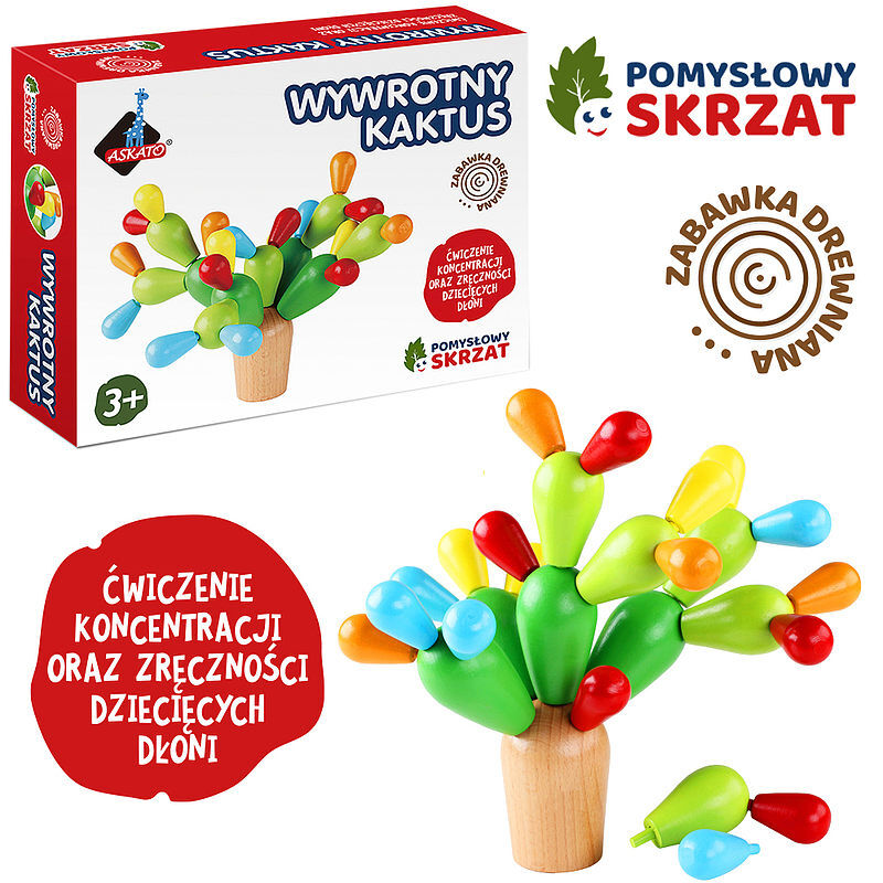 Wywrotny kaktus pomysłowy skrzat