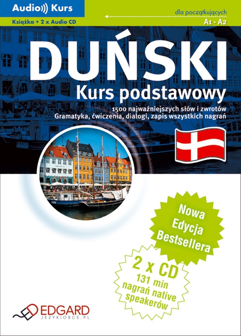 Duński - Kurs podstawowy (CD w komplecie)