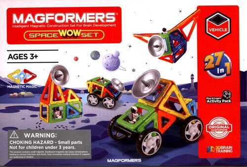 Magformers Vehicle Space Wow Klocki magnetyczne 22 elementów