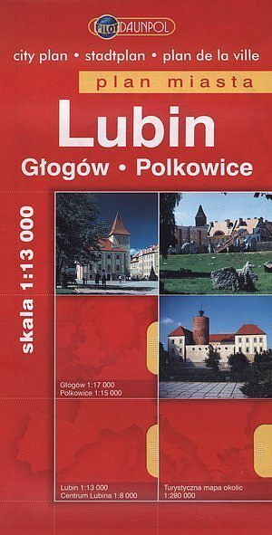 Lubin. Plan miasta w skali 1:13 000. Europilot