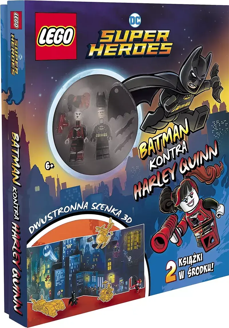 Lego dc comics super heroes batman kontra harley quinn z alb-6450